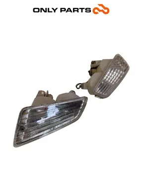 Gebrauchte Coppia frecce anteriori Piaggio Vespa GT 200cc 2003 Viola — echtes Foto 3