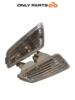 Gebrauchte Coppia frecce anteriori Piaggio Vespa GT 200cc 2003 Viola — echtes Foto 6