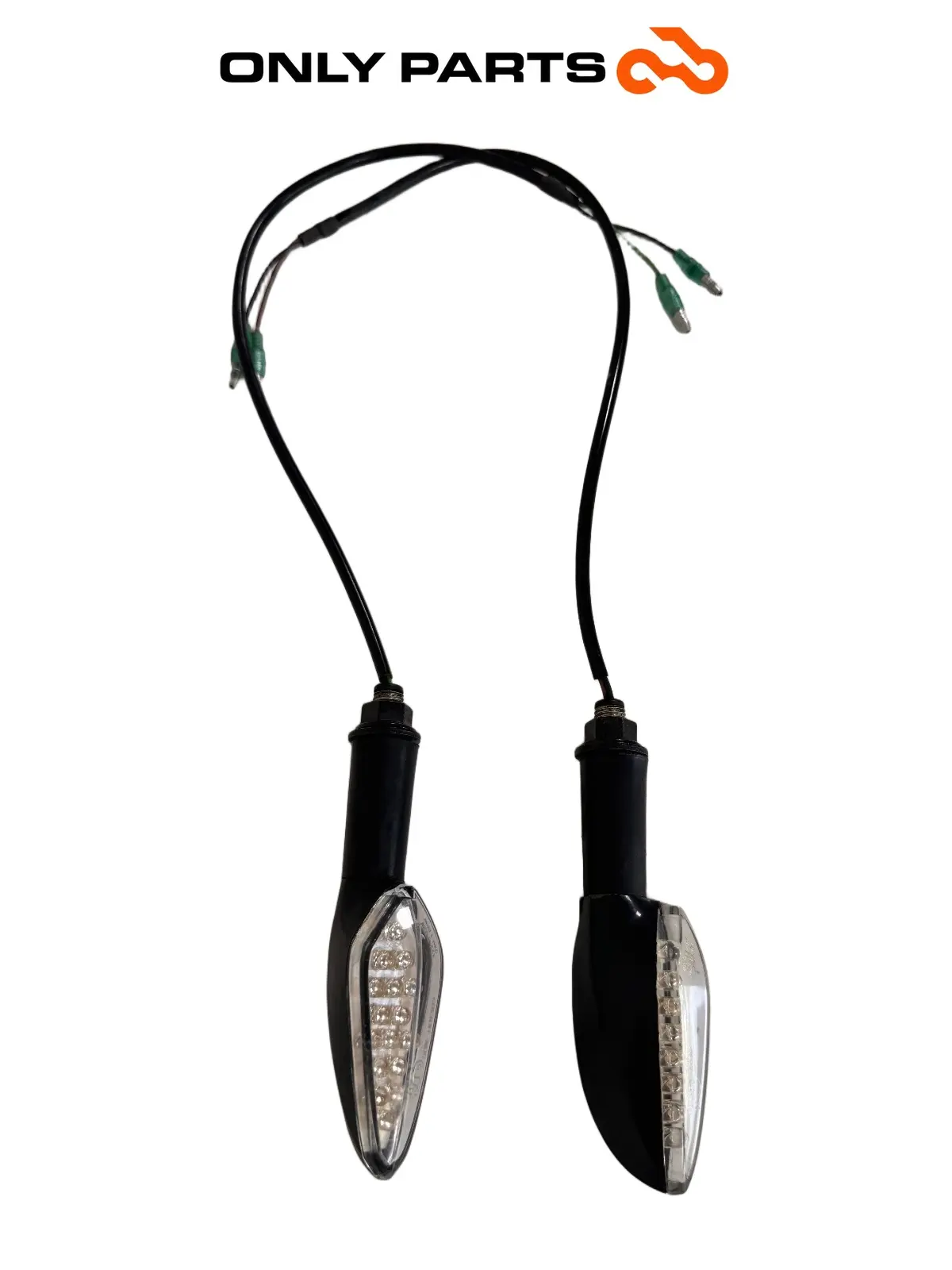 Coppia frecce anteriori Quadro 350 S 2013 Nero usato — foto reale 4