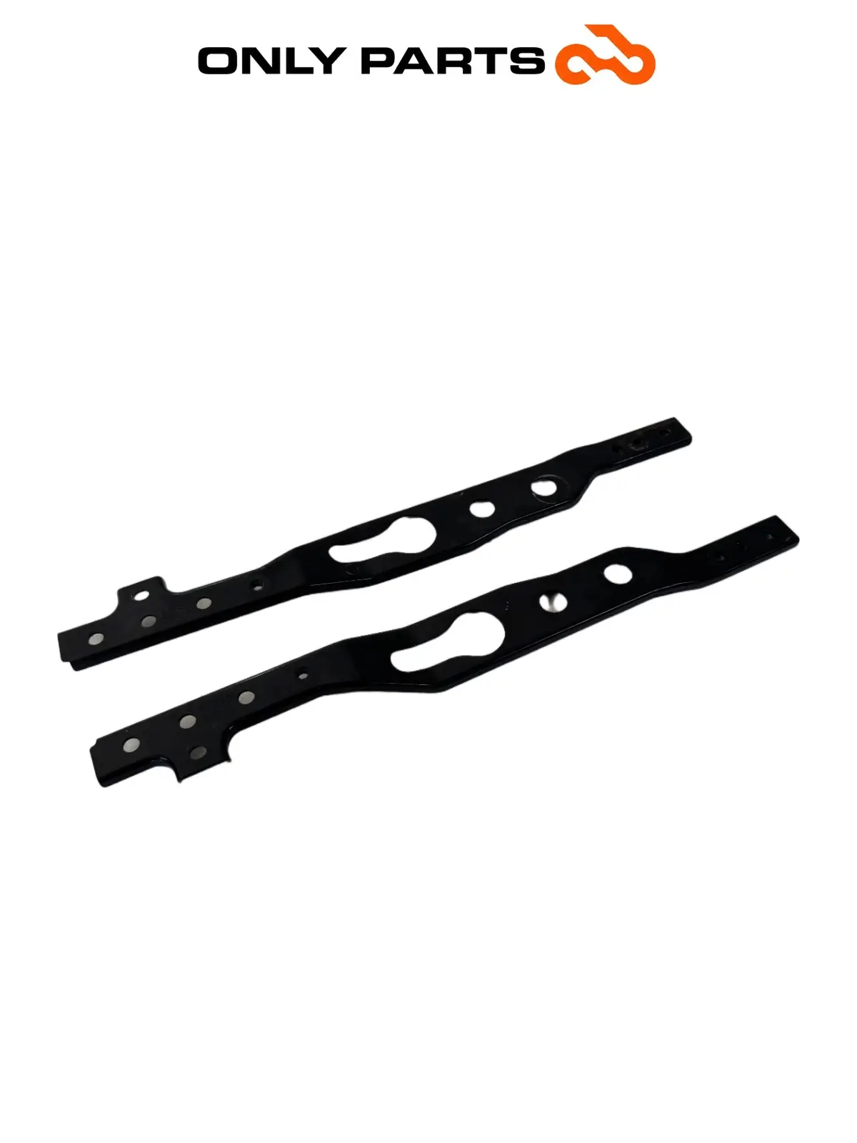 Used Pair of steel footrest support frame brackets Kymco People GTi 300 Kymco People GTi 300cc 2014 Bianco — real photo 4