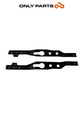 Used Pair of steel footrest support frame brackets Kymco People GTi 300 Kymco People GTi 300cc 2014 Bianco — real photo 6