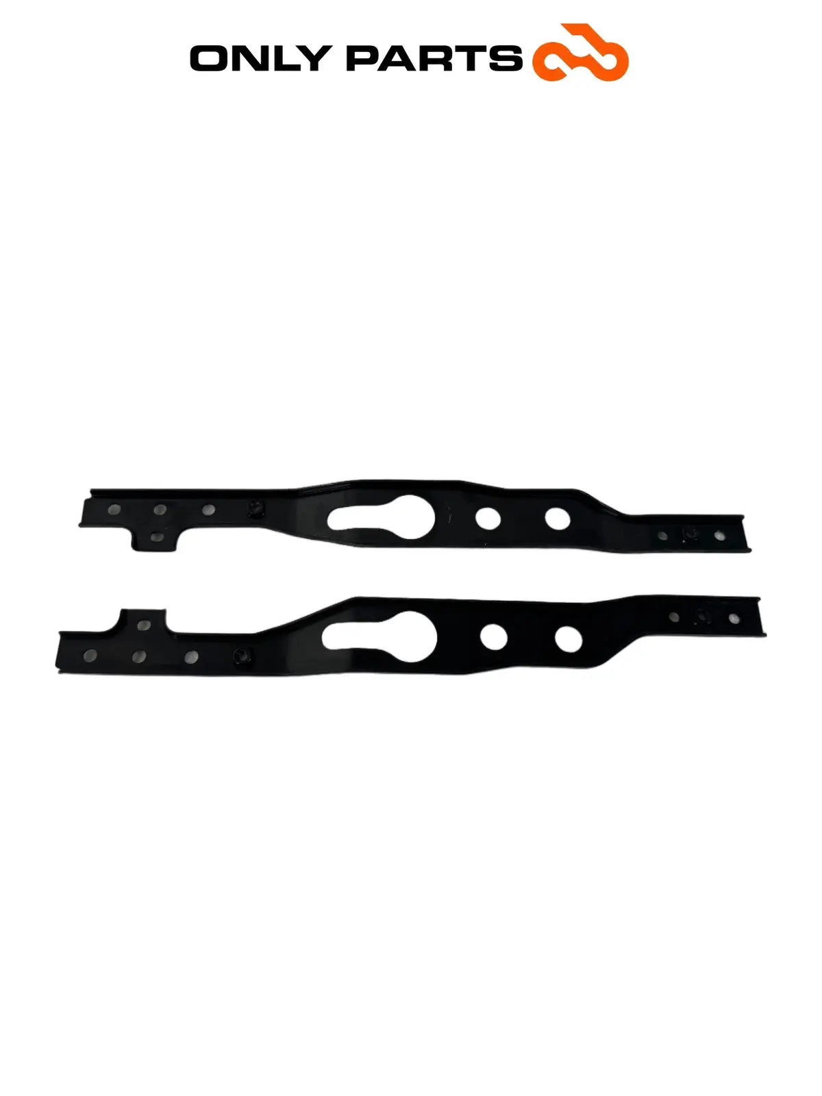 Used Pair of steel footrest support frame brackets Kymco People GTi 300 Kymco People GTi 300cc 2014 Bianco — real photo 6