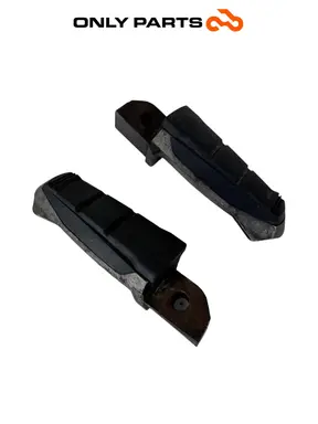 SET VOETSTEUNEN PASSAGIER ACHTER BMW F 650 CS 2001 BMW F 650 CS 2001 Grigio tweedehands — echte foto 4