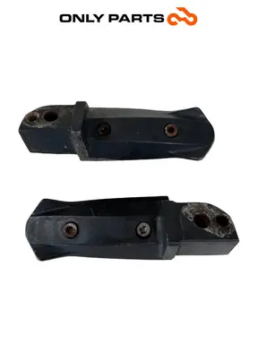 SET VOETSTEUNEN PASSAGIER ACHTER BMW F 650 CS 2001 BMW F 650 CS 2001 Grigio tweedehands — echte foto 7