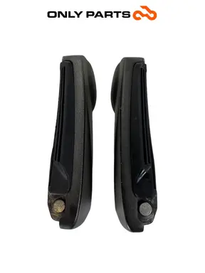 Gebrauchte Coppia pedane passeggero Kymco X-Town 300cc 2016 Nero — echtes Foto 8