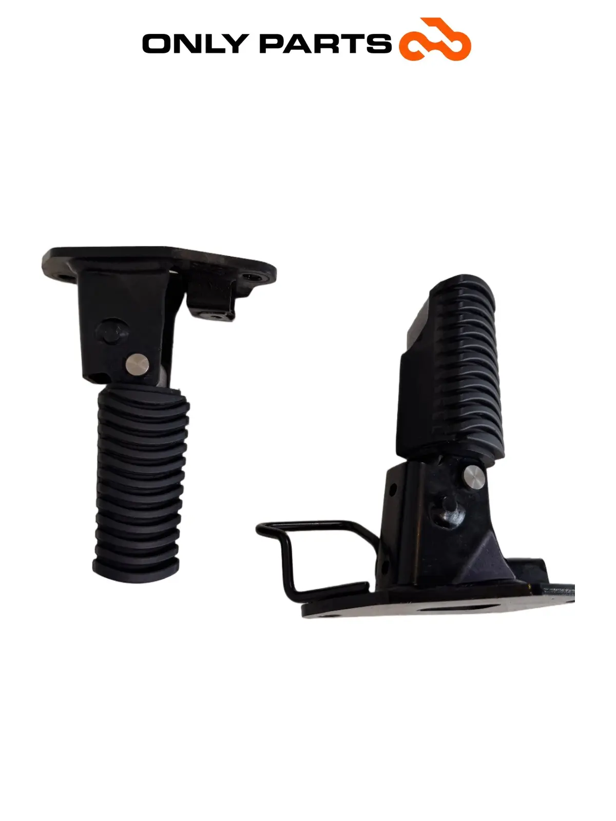 Gebrauchte Coppia pedane poggia piedi passeggero posteriori BMW C 400 X 400cc 2020 Blu — echtes Foto 4