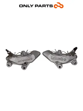 Gebrauchte Coppia pinze freno anteriori KTM Super Duke 990cc 2006 Nero/Arancione — echtes Foto 2