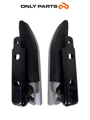 Gebrauchte Coppia poggiapiedi posteriori Piaggio Mp3 Yourban 300cc 2013 Bianco — echtes Foto 6