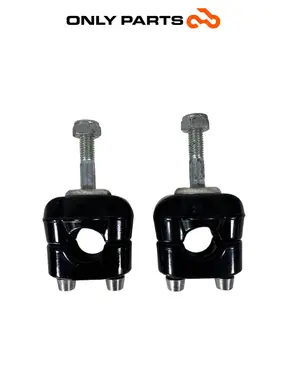 Gebrauchte Coppia riser supporti manubrio Moto Guzzi V7 III Special 750cc 2019 Azzurro — echtes Foto 2