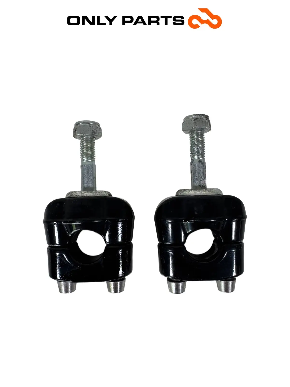 Gebrauchte Coppia riser supporti manubrio Moto Guzzi V7 III Special 750cc 2019 Azzurro — echtes Foto 2