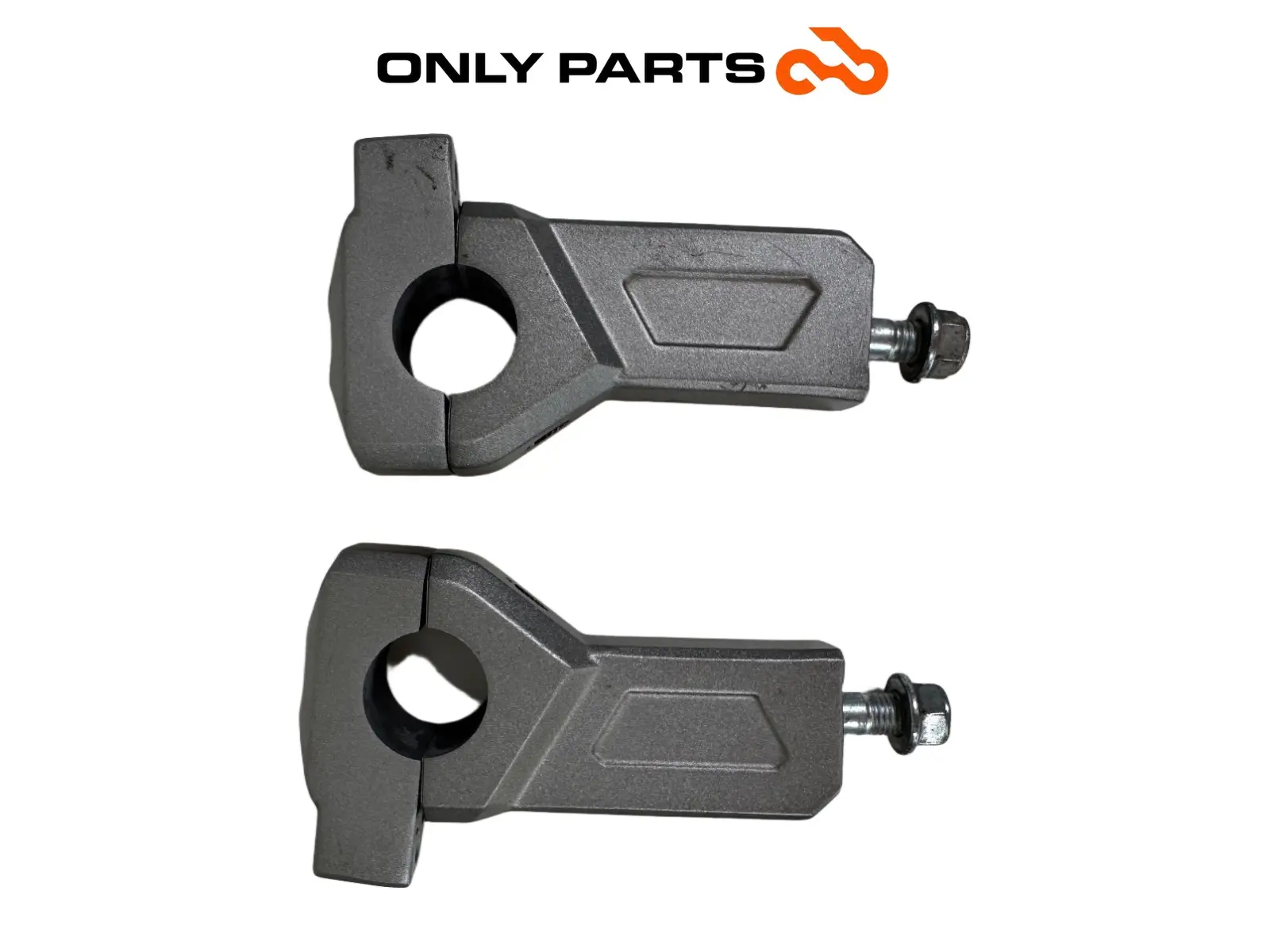 Gebrauchte Coppia riser supporti manubrio Yamaha Tracer 900cc 2019 Nero — echtes Foto 2