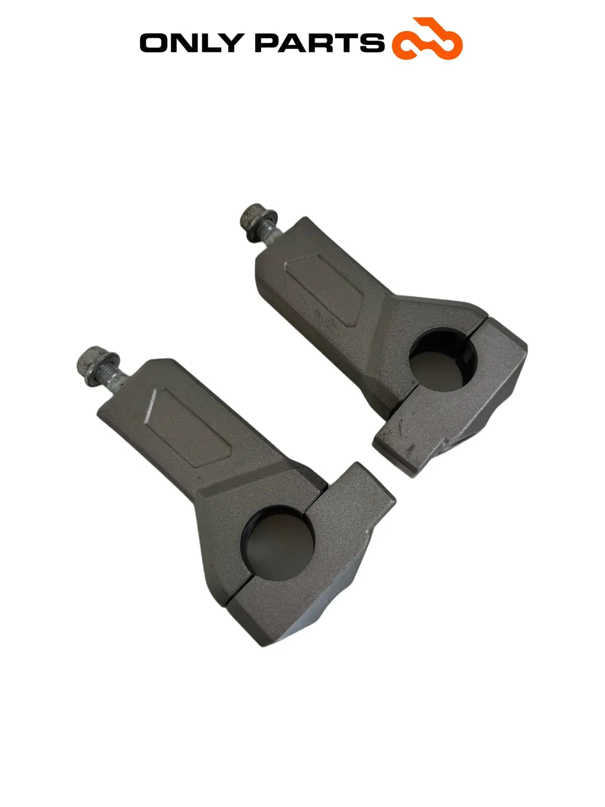 Gebrauchte Coppia riser supporti manubrio Yamaha Tracer 900cc 2019 Nero — echtes Foto 3