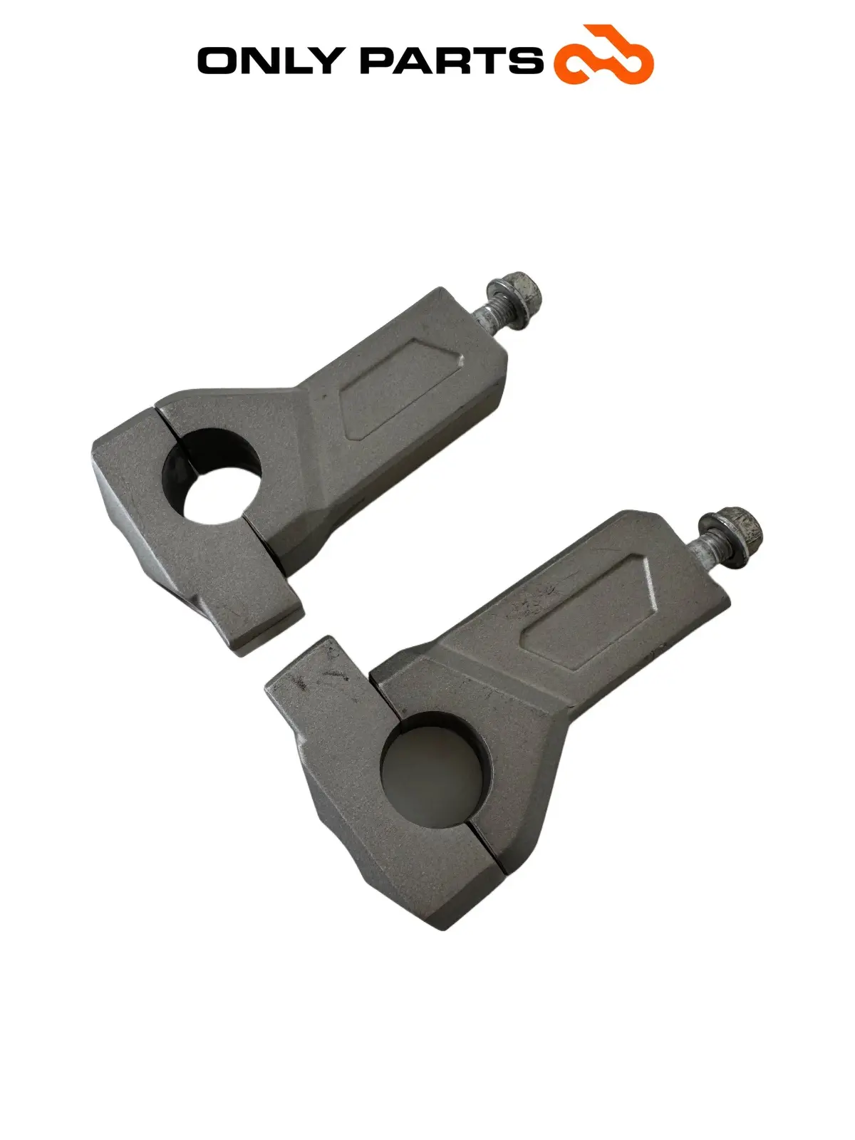 Gebrauchte Coppia riser supporti manubrio Yamaha Tracer 900cc 2019 Nero — echtes Foto 4