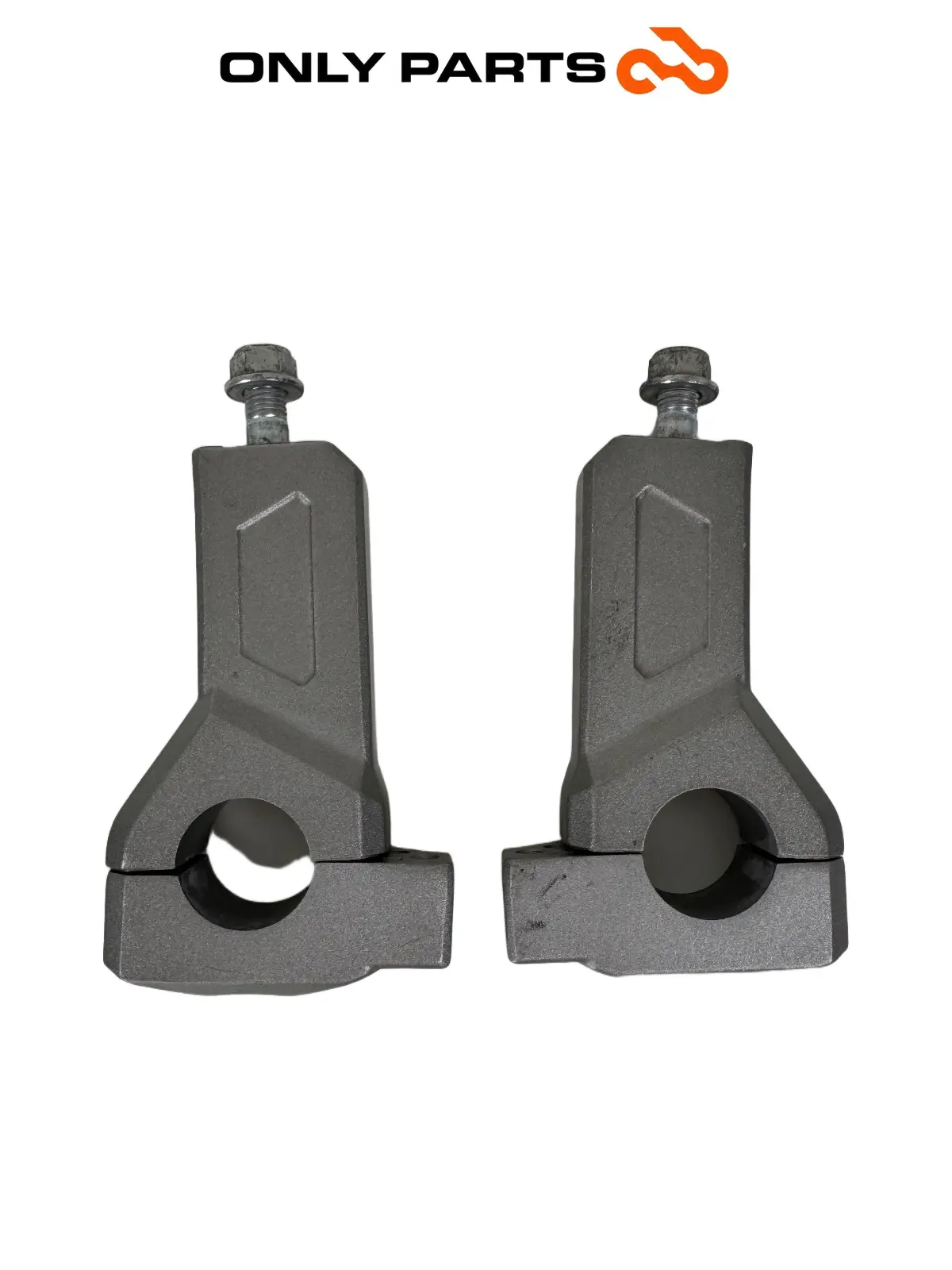 Gebrauchte Coppia riser supporti manubrio Yamaha Tracer 900cc 2019 Nero — echtes Foto 5