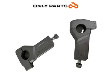 Gebrauchte Coppia riser supporti manubrio Yamaha Tracer 900cc 2019 Nero — echtes Foto 6