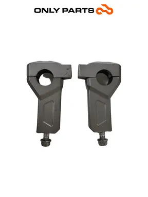 Gebrauchte Coppia riser supporti manubrio Yamaha Tracer 900cc 2019 Nero — echtes Foto 7