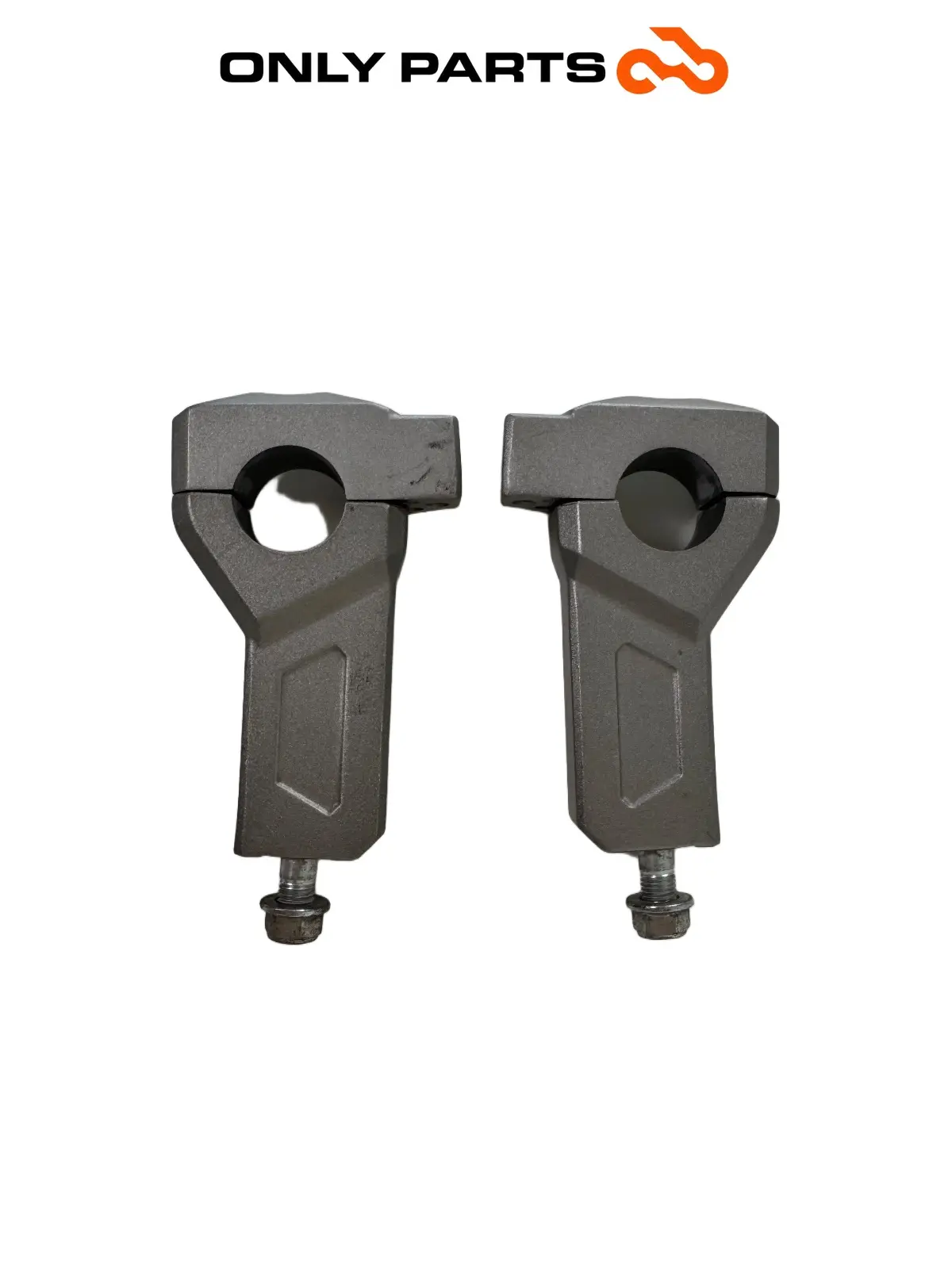 Gebrauchte Coppia riser supporti manubrio Yamaha Tracer 900cc 2019 Nero — echtes Foto 7