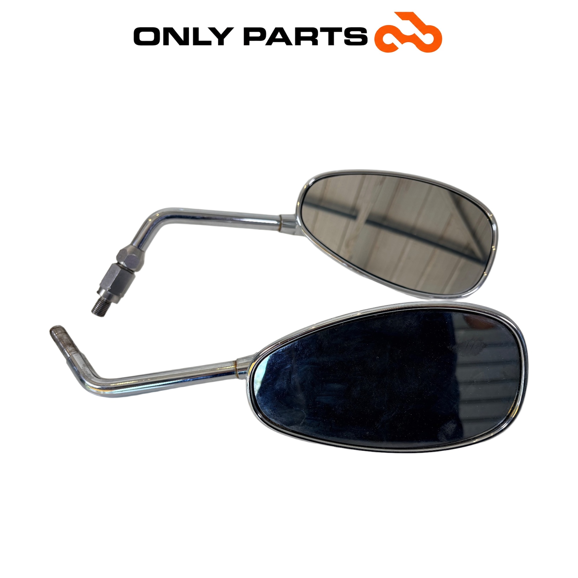 Used Pair of chrome mirrors Aprilia Scarabeo 300 2010 Aprilia Scarabeo 300cc 2010 Bianco — real photo 9