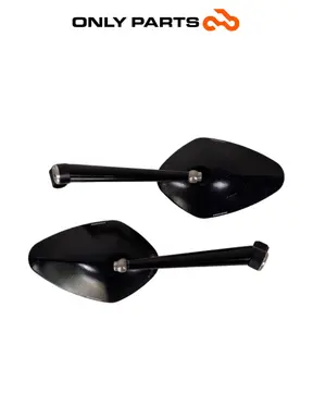 Gebrauchte Coppia specchietti retrovisori KTM Super Duke 990cc 2006 Nero/Arancione — echtes Foto 1
