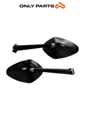 Gebrauchte Coppia specchietti retrovisori KTM Super Duke 990cc 2006 Nero/Arancione — echtes Foto 3