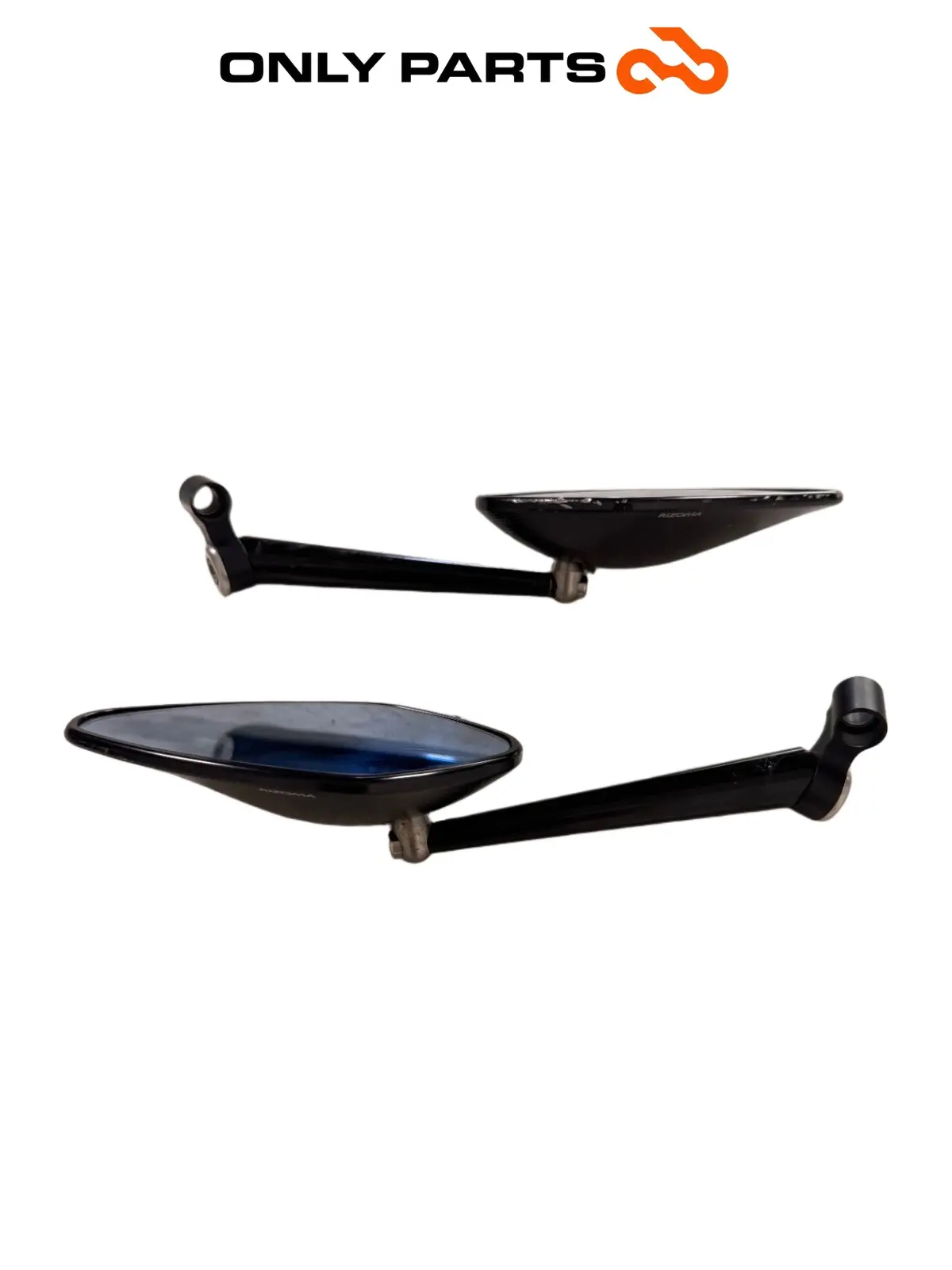 Gebrauchte Coppia specchietti retrovisori KTM Super Duke 990cc 2006 Nero/Arancione — echtes Foto 7