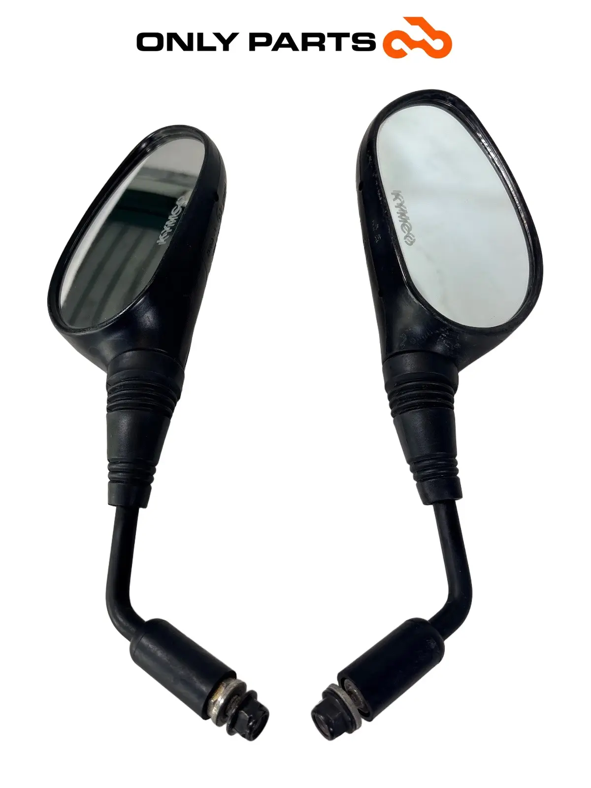 Set originele zwarte spiegels Kymco Agility 125 2015 Kymco Agility  125cc 2015 Nero tweedehands — echte foto 5