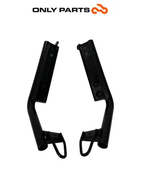 coppia staffe supporto pedana Honda PCX 125cc 2011 Grigio de segunda mano — foto real 2