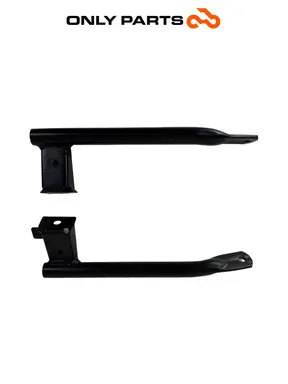 coppia staffe supporto pedana Honda Sh 125cc 2004 Rosso usato — foto reale 1