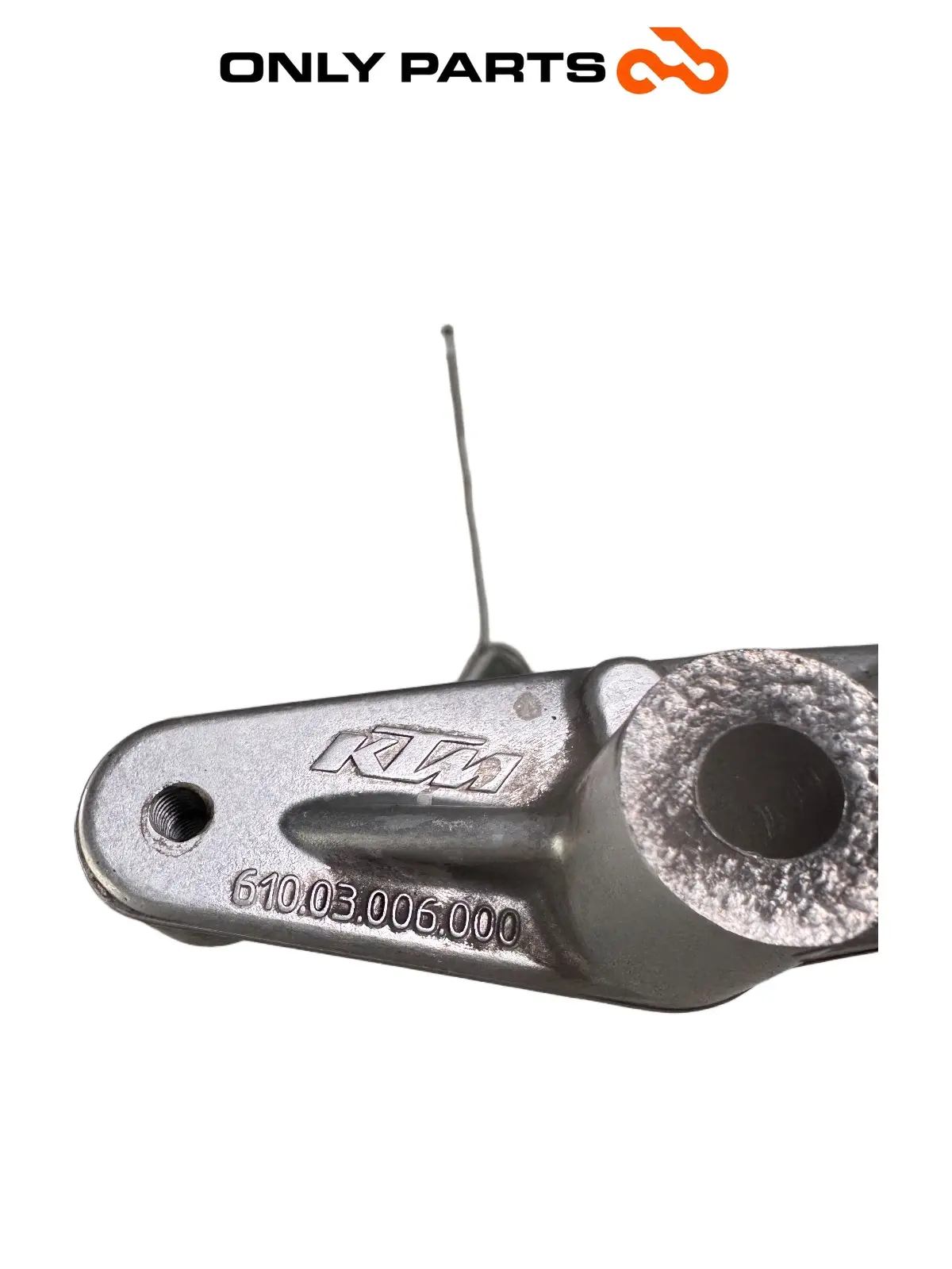 Gebrauchte Coppia supporti motore KTM Super Duke 990cc 2006 Nero/Arancione — echtes Foto 6