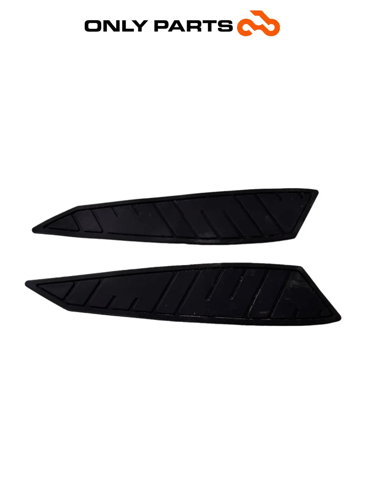 Gebrauchte Coppia tappeti pedana gomma Quadro 350 S 2013 Nero — echtes Foto 1