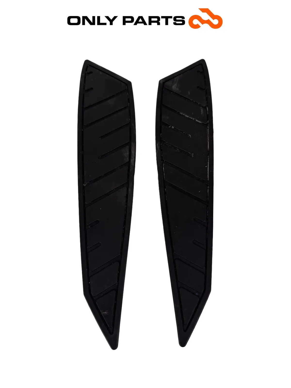 Gebrauchte Coppia tappeti pedana gomma Quadro 350 S 2013 Nero — echtes Foto 2