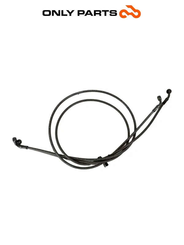 Pair of braided front brake hoses Quadro 350 S 2013