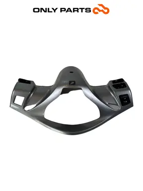 Gebrauchte Cornice cruscotto cover strumentazione Honda SH 300i 2008 Grigio — echtes Foto 2