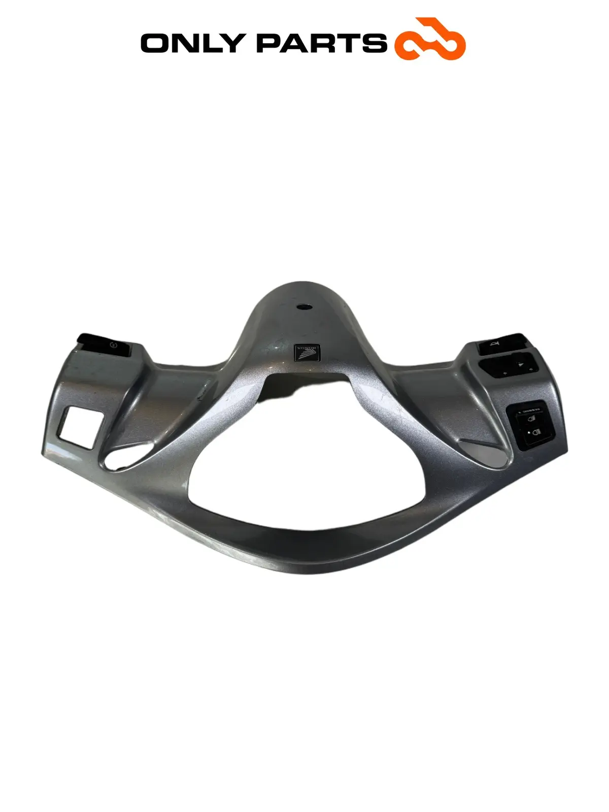 Gebrauchte Cornice cruscotto cover strumentazione Honda SH 300i 2008 Grigio — echtes Foto 2