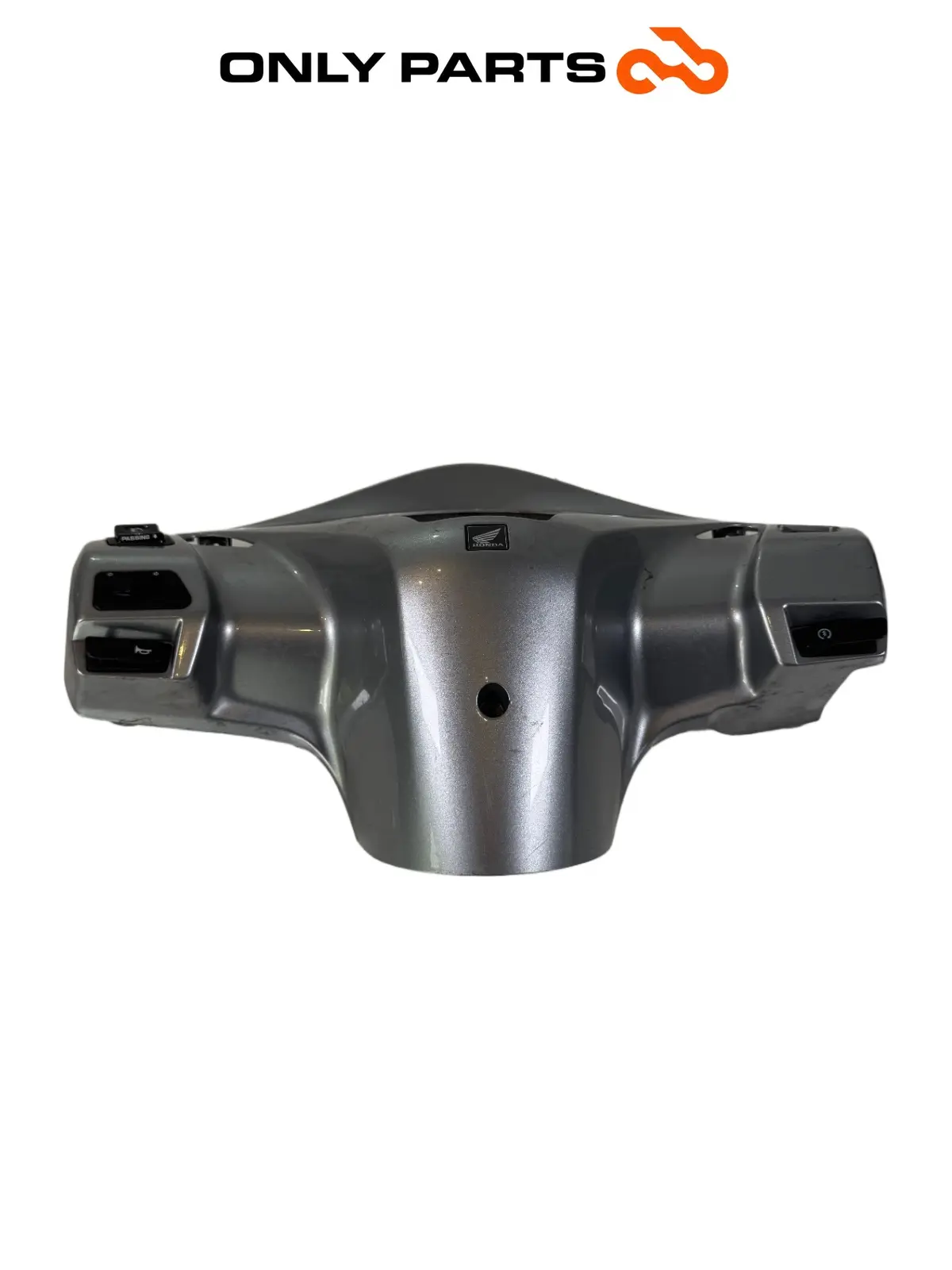 Gebrauchte Cornice cruscotto cover strumentazione Honda SH 300i 2008 Grigio — echtes Foto 3