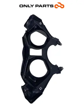 Gebrauchte Cornice cruscotto cover strumentazione Yamaha X-max 125cc 2014 Grigio opaco — echtes Foto 2