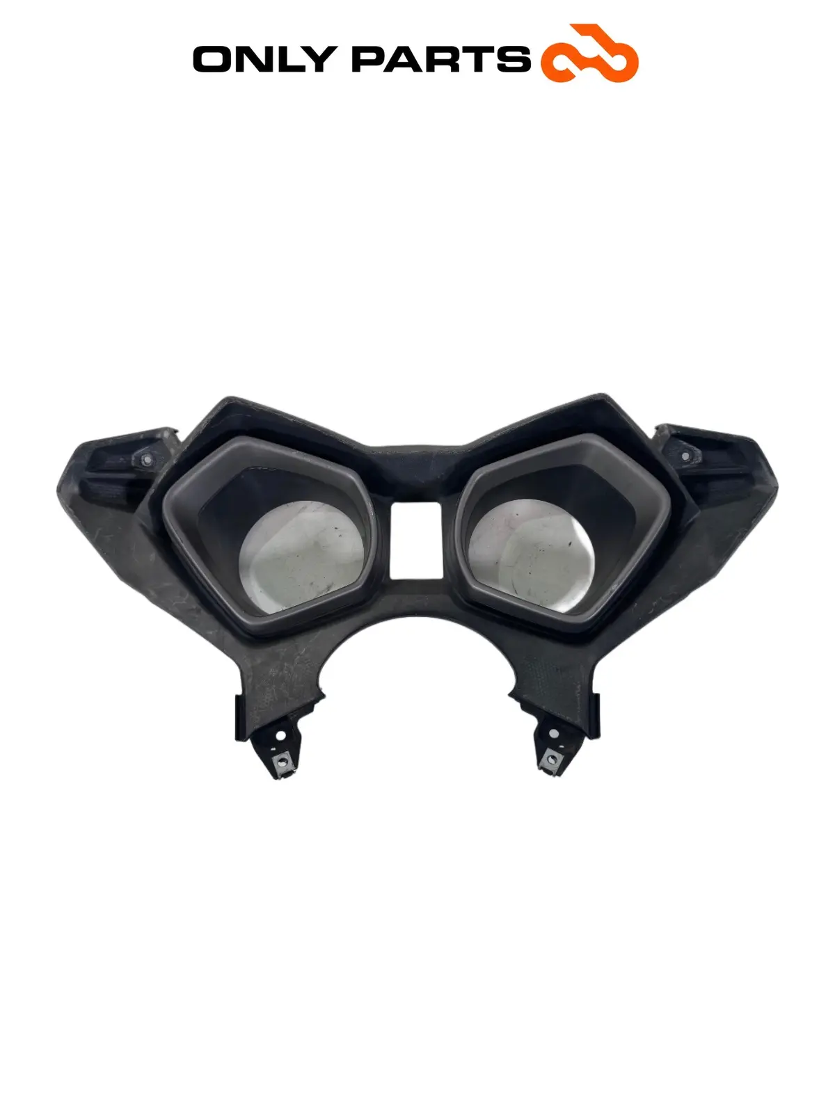 Gebrauchte Cornice cruscotto cover strumentazione Yamaha X-max 125cc 2014 Grigio opaco — echtes Foto 3