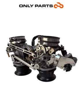 Gebrauchte corpo farfallato + iniettori KTM Super Duke 990cc 2006 Nero/Arancione — echtes Foto 1