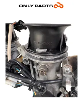 Gebrauchte corpo farfallato + iniettori KTM Super Duke 990cc 2006 Nero/Arancione — echtes Foto 12