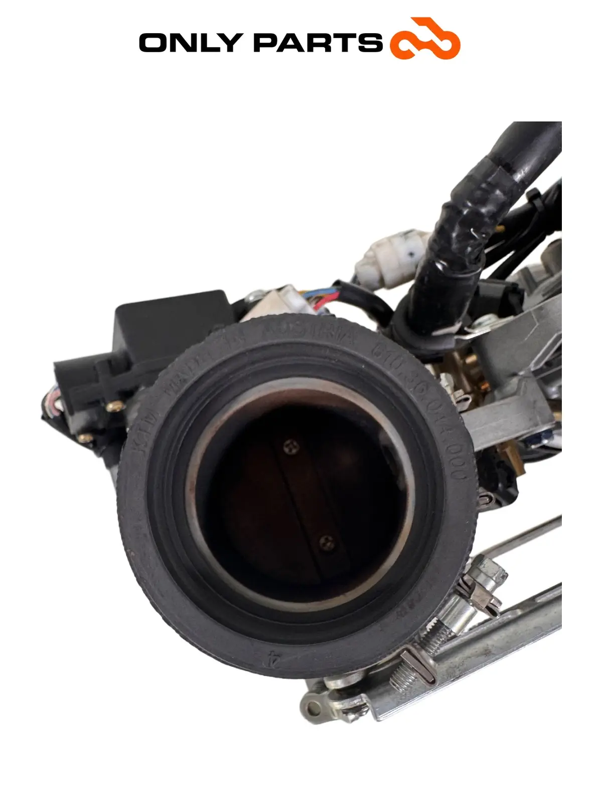 Gebrauchte corpo farfallato + iniettori KTM Super Duke 990cc 2006 Nero/Arancione — echtes Foto 13