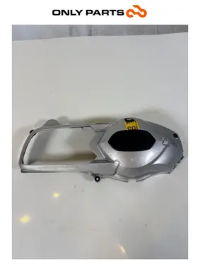 Plastikowa osłona pokrywy przekładni wariatora Piaggio MP3 Yourban 300 2013 Piaggio Mp3 Yourban 300cc 2013 Bianco używana — prawdziwe zdjęcie 11