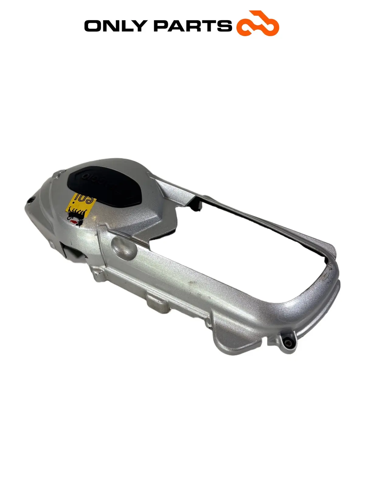 Plastikowa osłona pokrywy przekładni wariatora Piaggio MP3 Yourban 300 2013 Piaggio Mp3 Yourban 300cc 2013 Bianco używana — prawdziwe zdjęcie 4