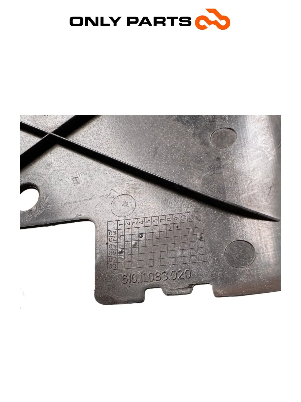 Gebrauchte Cover / coperchio cablaggio elettrico KTM Super Duke 990cc 2006 Nero/Arancione — echtes Foto 6
