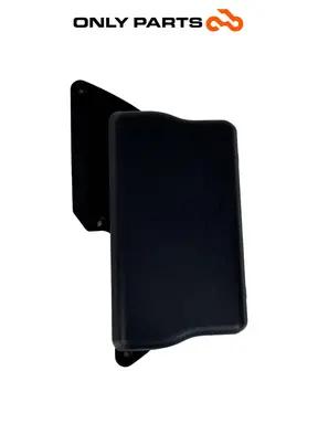 Gebrauchte Cover copri batteria Piaggio Beverly Police 300cc 2018 Nero — echtes Foto 3