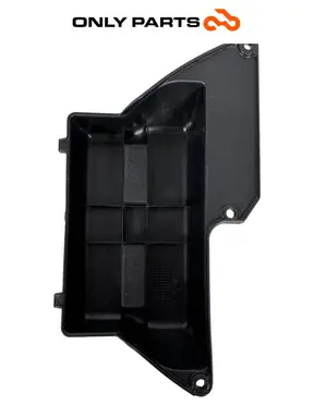 Gebrauchte Cover copri batteria Piaggio Beverly Police 300cc 2018 Nero — echtes Foto 4