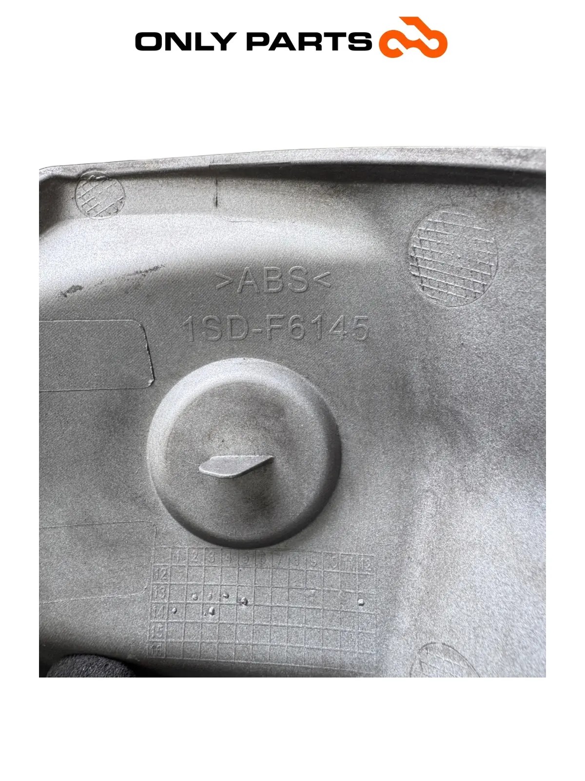 Gebrauchte Cover coprimanubrio Yamaha X-max 125cc 2014 Grigio opaco — echtes Foto 6