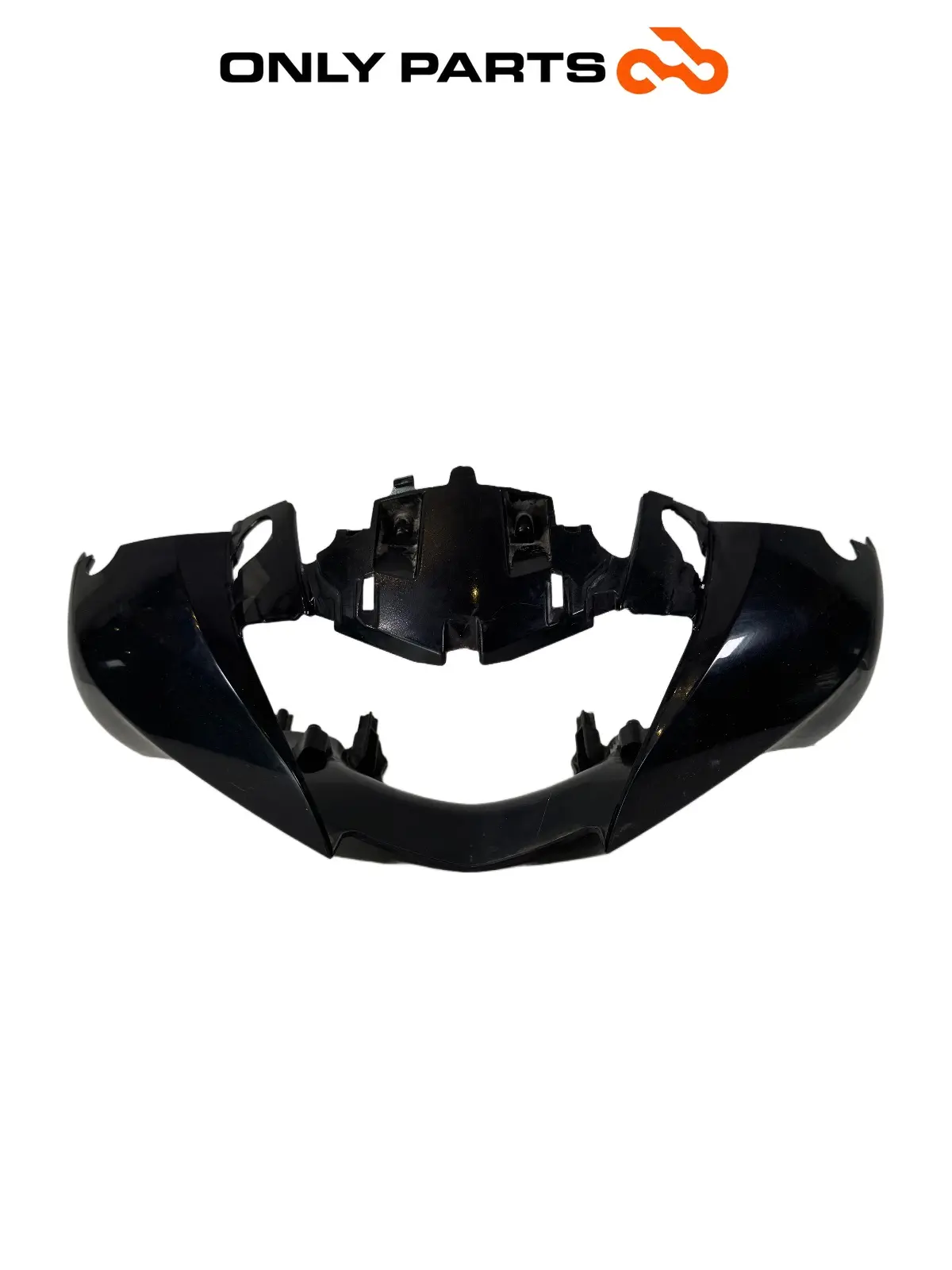 Gebrauchte Cover manubrio anteriore Honda SH 150cc 2017 Nero — echtes Foto 2