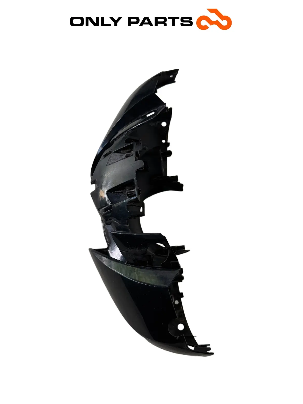 Gebrauchte Cover manubrio anteriore Honda SH 150cc 2017 Nero — echtes Foto 3