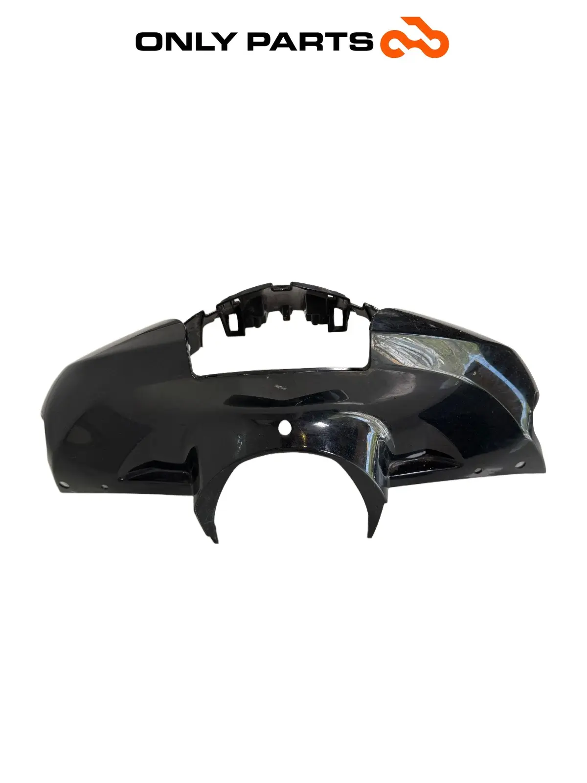 Gebrauchte Cover manubrio anteriore Honda SH 150cc 2017 Nero — echtes Foto 7