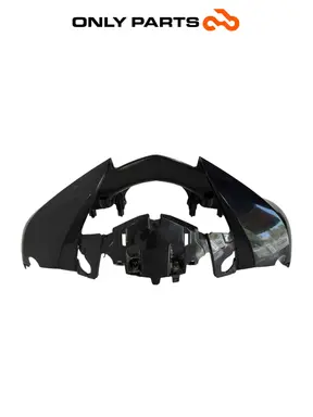 Gebrauchte Cover manubrio anteriore Honda SH 150cc 2017 Nero — echtes Foto 8